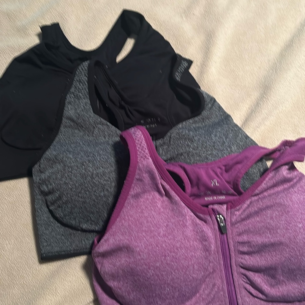 Front Zip Sports Bras